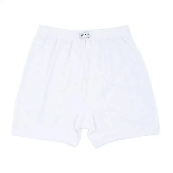 شورت مردانه پادار سفید جناب مدل کلاسیک