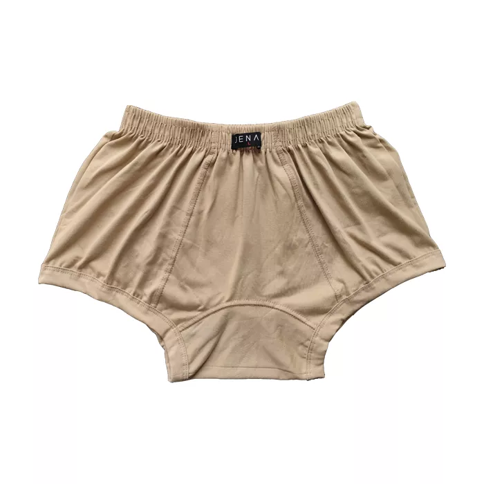  شورت مردانه نیم پا رنگی جناب مدل کلاسیک-کرم بژ