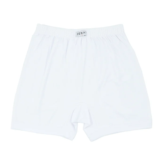 شورت مردانه پادار سفید جناب مدل کلاسیک