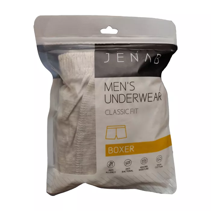  شورت مردانه پادار رنگی جناب مدل کلاسیک-طوسی روشن