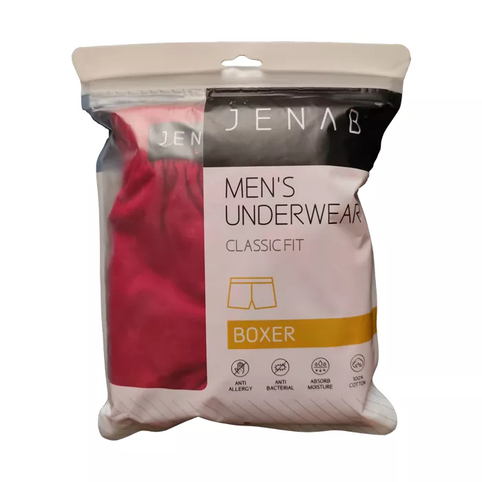  شورت مردانه پادار رنگی جناب مدل کلاسیک-قرمز